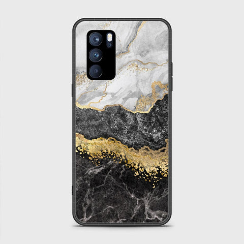 Oppo Reno 6 Pro 5G Cover - Colorful Marble Series - HQ Ultra Shine Premium Infinity Glass Soft Silicon Borders Case