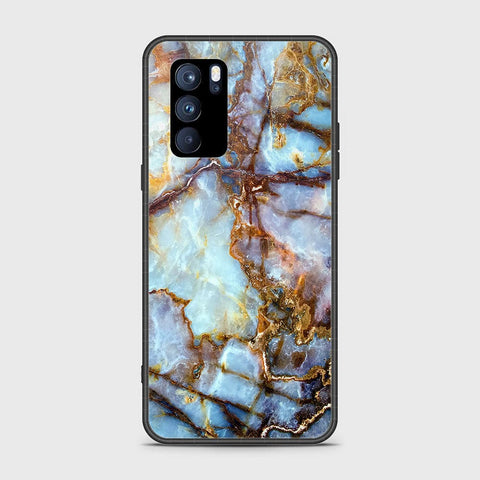 Oppo Reno 6 Pro 5G Cover - Colorful Marble Series - HQ Ultra Shine Premium Infinity Glass Soft Silicon Borders Case