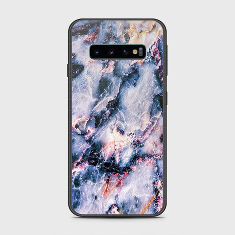 Samsung Galaxy S10 5G Cover- Colorful Marble Series - HQ Ultra Shine Premium Infinity Glass Soft Silicon Borders Case