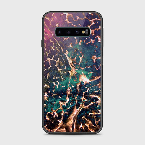 Samsung Galaxy S10 5G Cover- Colorful Marble Series - HQ Ultra Shine Premium Infinity Glass Soft Silicon Borders Case