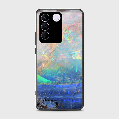 Vivo S16e Cover- Colorful Marble Series - HQ Ultra Shine Premium Infinity Glass Soft Silicon Borders Case