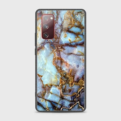 Samsung Galaxy S20 FE Cover - Colorful Marble Series - HQ Ultra Shine Premium Infinity Glass Soft Silicon Borders Case