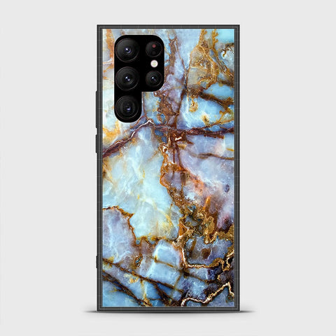 Samsung Galaxy S23 Ultra 5G Cover- Colorful Marble Series - HQ Ultra Shine Premium Infinity Glass Soft Silicon Borders Case