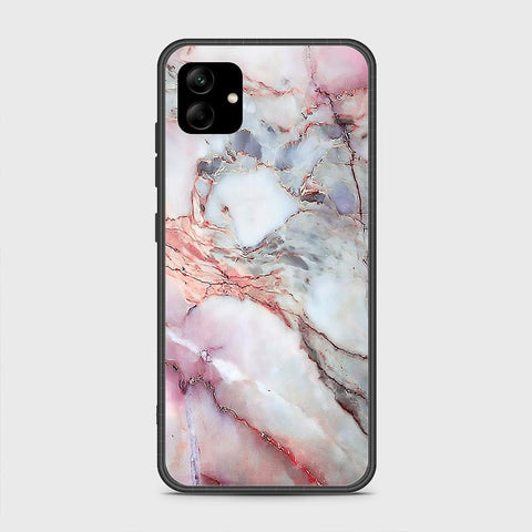 Samsung Galaxy A04 Cover- Colorful Marble Series - HQ Ultra Shine Premium Infinity Glass Soft Silicon Borders Case