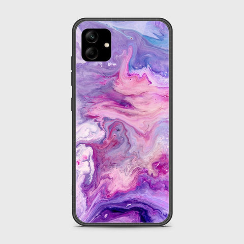 Samsung Galaxy M04 4G Cover - Colorful Marble Series - HQ Ultra Shine Premium Infinity Glass Soft Silicon Borders Case