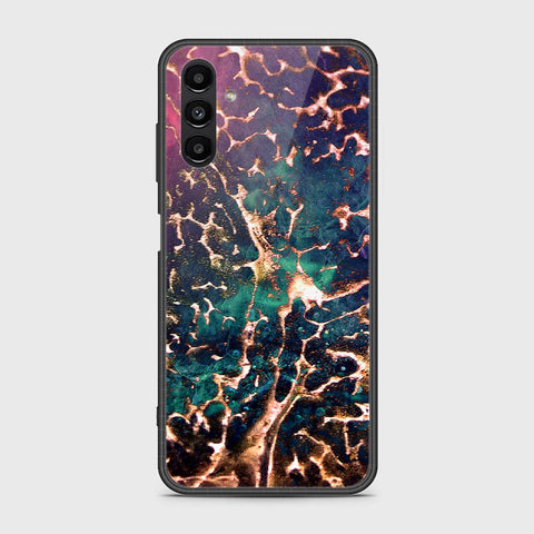 Samsung Galaxy A04s Cover- Colorful Marble Series - HQ Ultra Shine Premium Infinity Glass Soft Silicon Borders Case