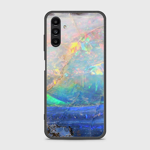 Samsung Galaxy A04s Cover- Colorful Marble Series - HQ Ultra Shine Premium Infinity Glass Soft Silicon Borders Case