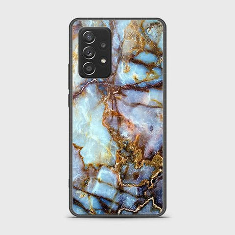 Samsung Galaxy A52s 5G Cover - Colorful Marble Series - HQ Ultra Shine Premium Infinity Glass Soft Silicon Borders Case