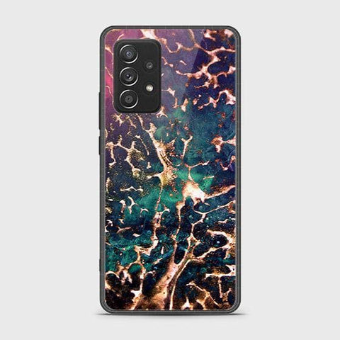 Samsung Galaxy A52s 5G Cover - Colorful Marble Series - HQ Ultra Shine Premium Infinity Glass Soft Silicon Borders Case