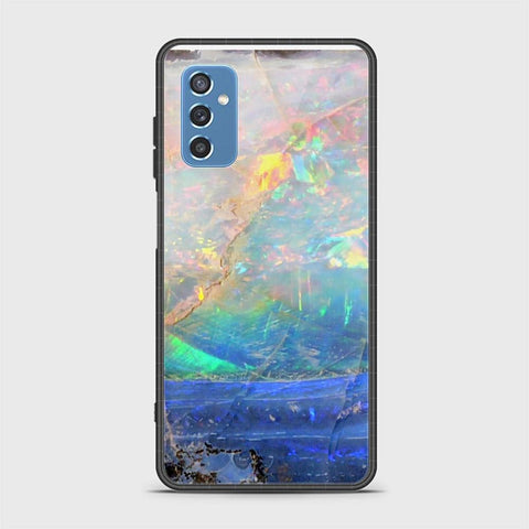 Samsung Galaxy M52 5G Cover- Colorful Marble Series - HQ Ultra Shine Premium Infinity Glass Soft Silicon Borders Case