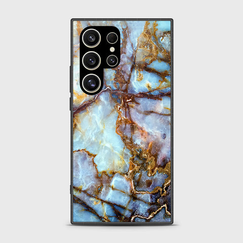 Samsung Galaxy S24 Ultra Cover- Colorful Marble Series - HQ Ultra Shine Premium Infinity Glass Soft Silicon Borders Case