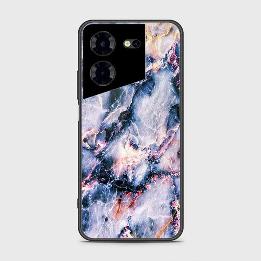 Tecno Pova 5 Pro Cover- Colorful Marble Series - HQ Ultra Shine Premium Infinity Glass Soft Silicon Borders Case