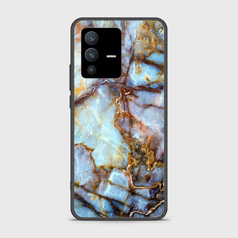 Vivo V23 5G Cover - Colorful Marble Series - HQ Ultra Shine Premium Infinity Glass Soft Silicon Borders Case