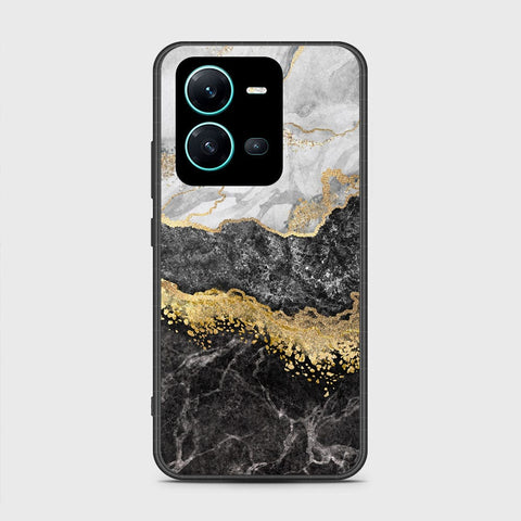 Vivo V25e Cover- Colorful Marble Series - HQ Ultra Shine Premium Infinity Glass Soft Silicon Borders Case