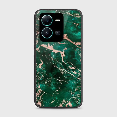 Vivo V25e Cover- Colorful Marble Series - HQ Ultra Shine Premium Infinity Glass Soft Silicon Borders Case