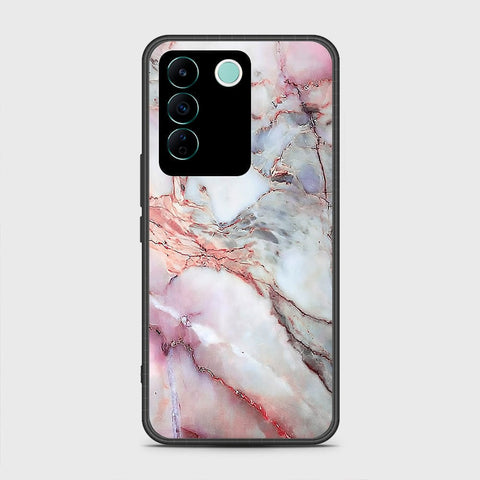 Vivo V27e Cover- Colorful Marble Series - HQ Ultra Shine Premium Infinity Glass Soft Silicon Borders Case