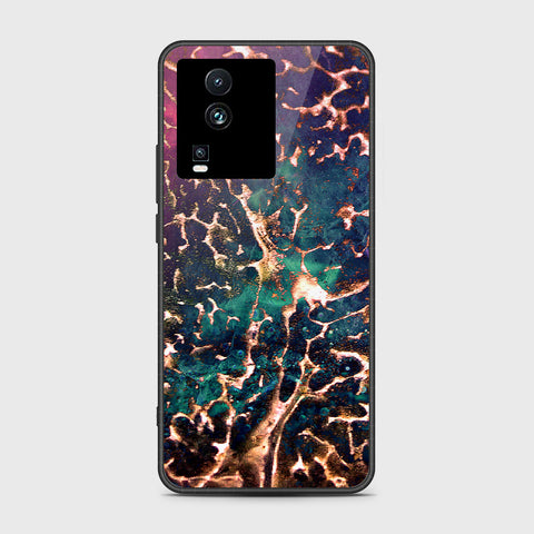 Vivo iQOO Neo 7 Cover- Colorful Marble Series - HQ Ultra Shine Premium Infinity Glass Soft Silicon Borders Case