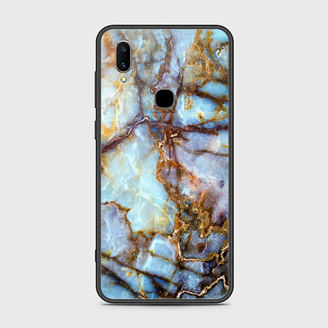 Vivo Z3 Cover- Colorful Marble Series - HQ Ultra Shine Premium Infinity Glass Soft Silicon Borders Case