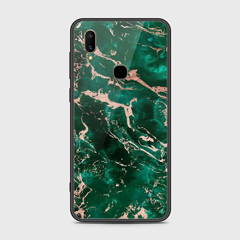 Vivo Z3 Cover- Colorful Marble Series - HQ Ultra Shine Premium Infinity Glass Soft Silicon Borders Case