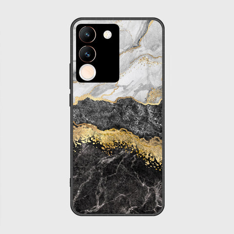 vivo V29e Cover- Colorful Marble Series - HQ Ultra Shine Premium Infinity Glass Soft Silicon Borders Case