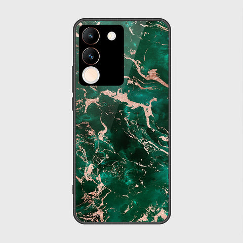 vivo V29e Cover- Colorful Marble Series - HQ Ultra Shine Premium Infinity Glass Soft Silicon Borders Case