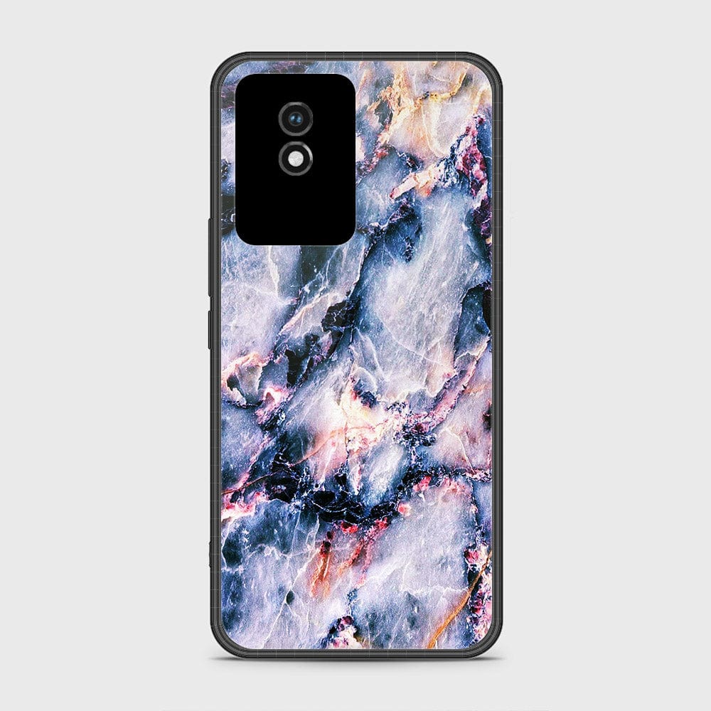 Vivo Y11 2023 Cover- Colorful Marble Series - HQ Ultra Shine Premium Infinity Glass Soft Silicon Borders Case