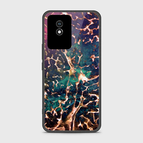 Vivo Y02t Cover- Colorful Marble Series - HQ Ultra Shine Premium Infinity Glass Soft Silicon Borders Case