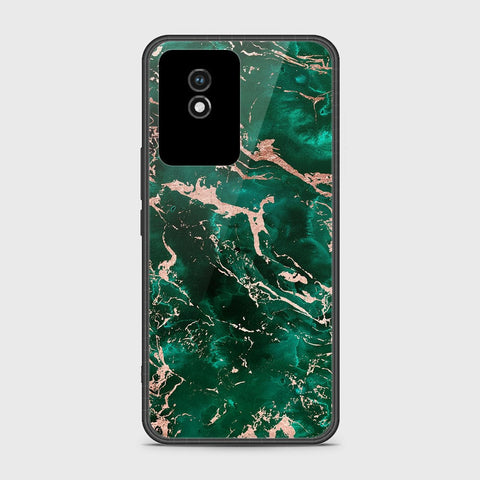 Vivo Y02A Cover- Colorful Marble Series - HQ Ultra Shine Premium Infinity Glass Soft Silicon Borders Case