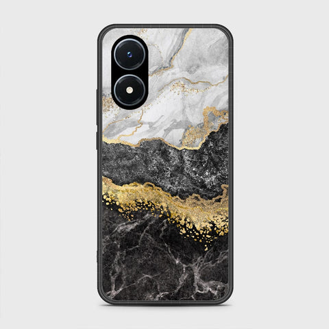 Vivo Y02s Cover- Colorful Marble Series - HQ Ultra Shine Premium Infinity Glass Soft Silicon Borders Case