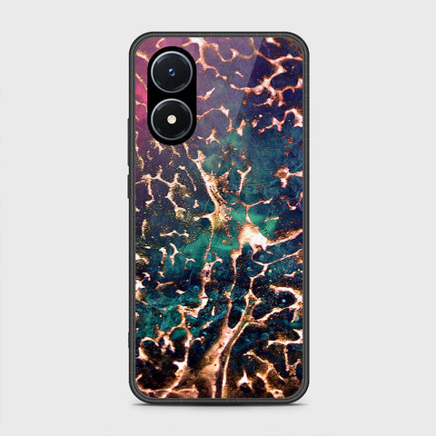 Vivo Y02s Cover- Colorful Marble Series - HQ Ultra Shine Premium Infinity Glass Soft Silicon Borders Case