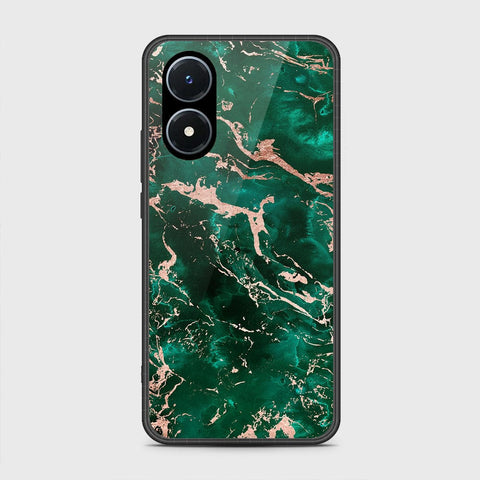 Vivo Y02s Cover- Colorful Marble Series - HQ Ultra Shine Premium Infinity Glass Soft Silicon Borders Case