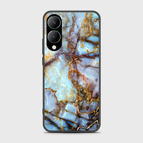 Vivo Y17s Cover- Colorful Marble Series - HQ Ultra Shine Premium Infinity Glass Soft Silicon Borders Case