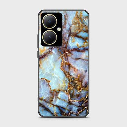 Vivo Y35 Plus Cover- Colorful Marble Series - HQ Ultra Shine Premium Infinity Glass Soft Silicon Borders Case