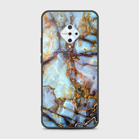 Vivo Y9s Cover- Colorful Marble Series - HQ Ultra Shine Premium Infinity Glass Soft Silicon Borders Case