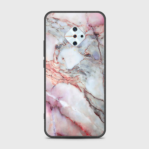 Vivo Y9s Cover- Colorful Marble Series - HQ Ultra Shine Premium Infinity Glass Soft Silicon Borders Case