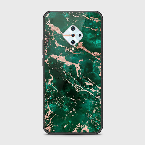 Vivo Y9s Cover- Colorful Marble Series - HQ Ultra Shine Premium Infinity Glass Soft Silicon Borders Case