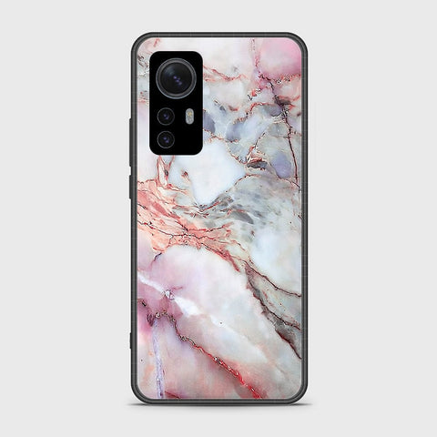 Xiaomi 12X Cover- Colorful Marble Series - HQ Ultra Shine Premium Infinity Glass Soft Silicon Borders Case