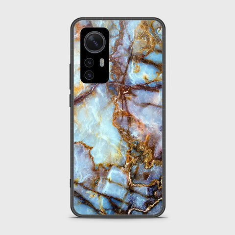 Xiaomi 12 Pro Cover- Colorful Marble Series - HQ Ultra Shine Premium Infinity Glass Soft Silicon Borders Case