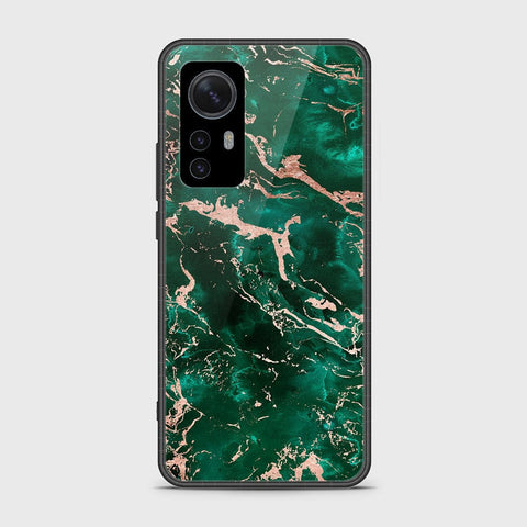 Xiaomi 12 Pro Cover- Colorful Marble Series - HQ Ultra Shine Premium Infinity Glass Soft Silicon Borders Case