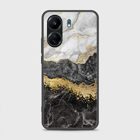 Xiaomi Poco C65 Cover- Colorful Marble Series - HQ Ultra Shine Premium Infinity Glass Soft Silicon Borders Case