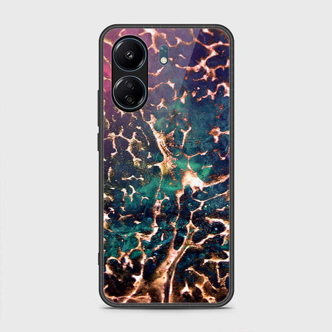 Xiaomi Poco C65 Cover- Colorful Marble Series - HQ Ultra Shine Premium Infinity Glass Soft Silicon Borders Case