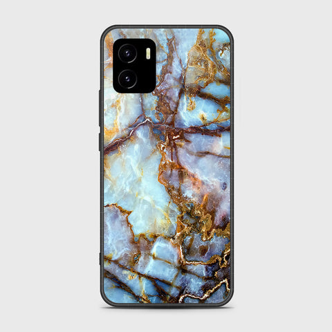 Vivo Y10 Cover- Colorful Marble Series - HQ Ultra Shine Premium Infinity Glass Soft Silicon Borders Case