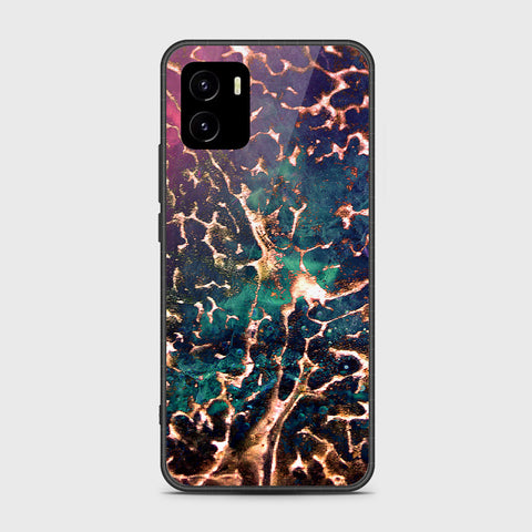 Vivo Y10 Cover- Colorful Marble Series - HQ Ultra Shine Premium Infinity Glass Soft Silicon Borders Case