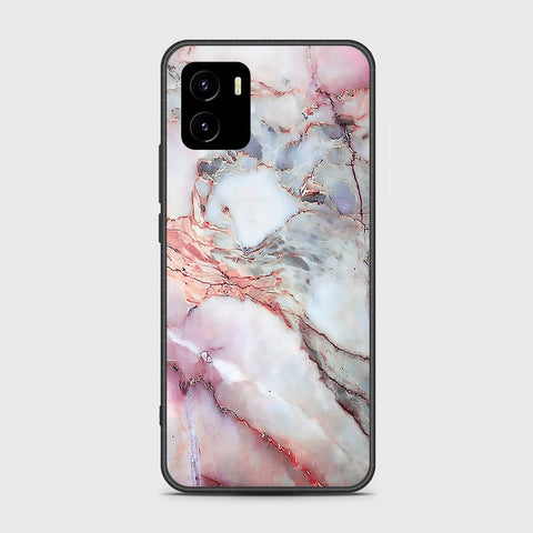 Vivo Y10 Cover- Colorful Marble Series - HQ Ultra Shine Premium Infinity Glass Soft Silicon Borders Case