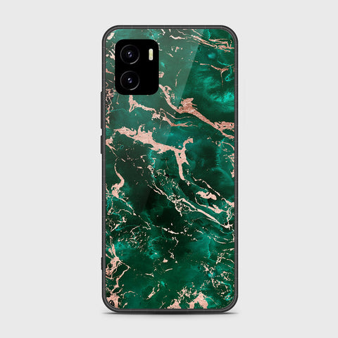 Vivo Y10 Cover- Colorful Marble Series - HQ Ultra Shine Premium Infinity Glass Soft Silicon Borders Case