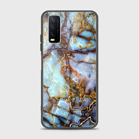 Vivo Y20a Cover - Colorful Marble Series - HQ Ultra Shine Premium Infinity Glass Soft Silicon Borders Case