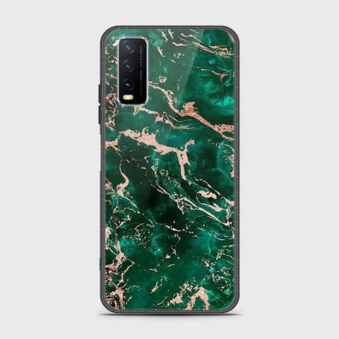 Vivo Y20a Cover - Colorful Marble Series - HQ Ultra Shine Premium Infinity Glass Soft Silicon Borders Case