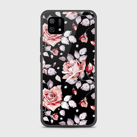 Oppo A16e Cover- Floral Series - HQ Ultra Shine Premium Infinity Glass Soft Silicon Borders Case