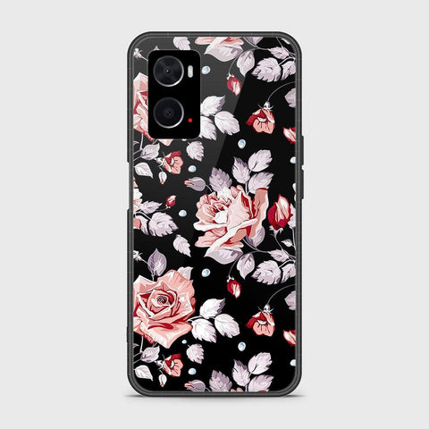 Oppo A36 Cover- Floral Series - HQ Ultra Shine Premium Infinity Glass Soft Silicon Borders Case