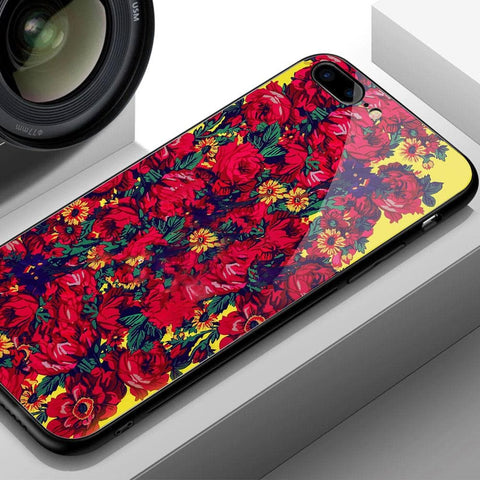 Oppo A83 Cover - Floral Series - HQ Ultra Shine Premium Infinity Glass Soft Silicon Borders Case